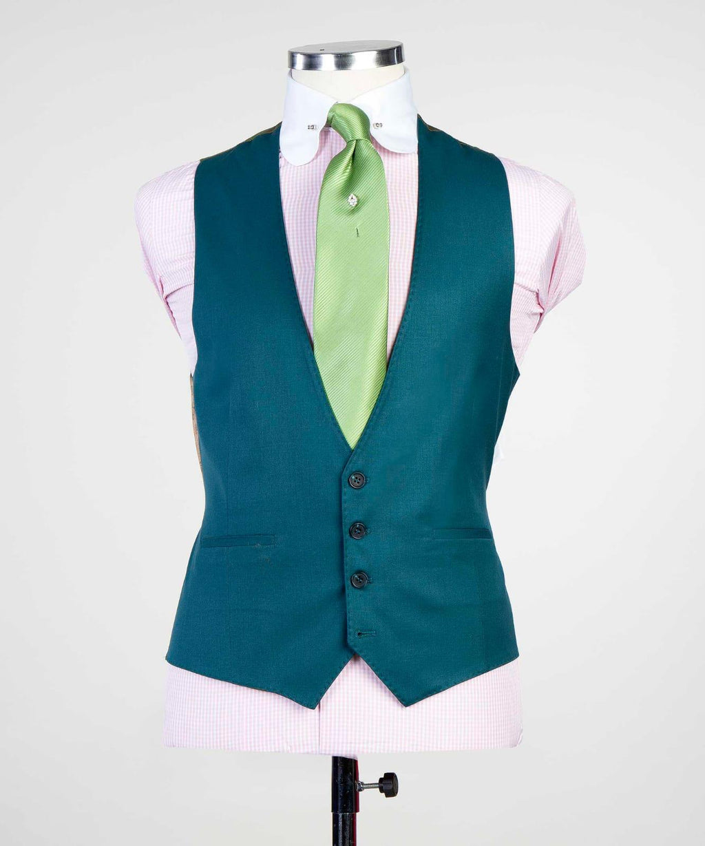 3 Piece Green Suit