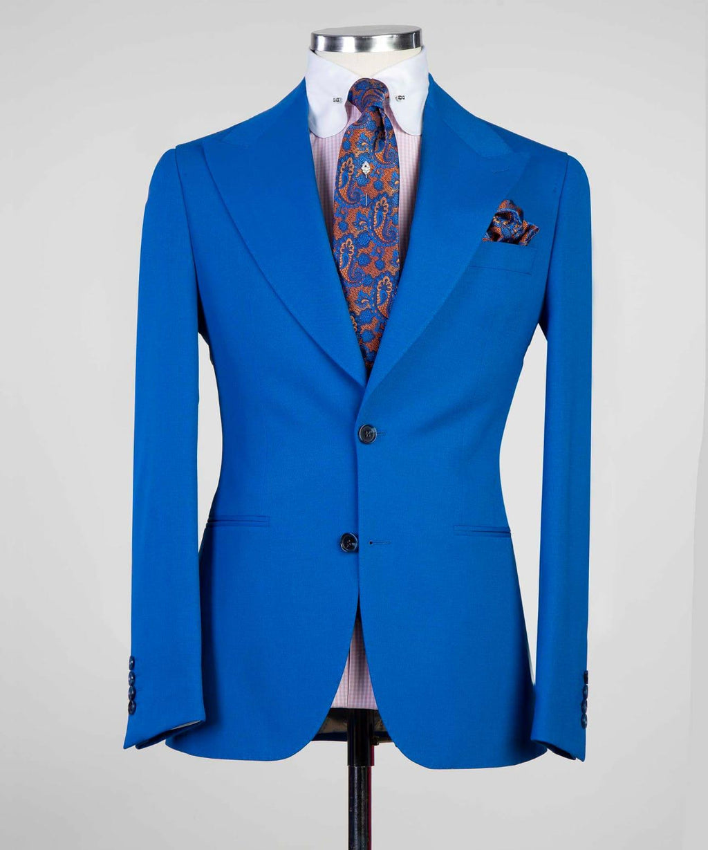 3 Piece Royal Blue Suit