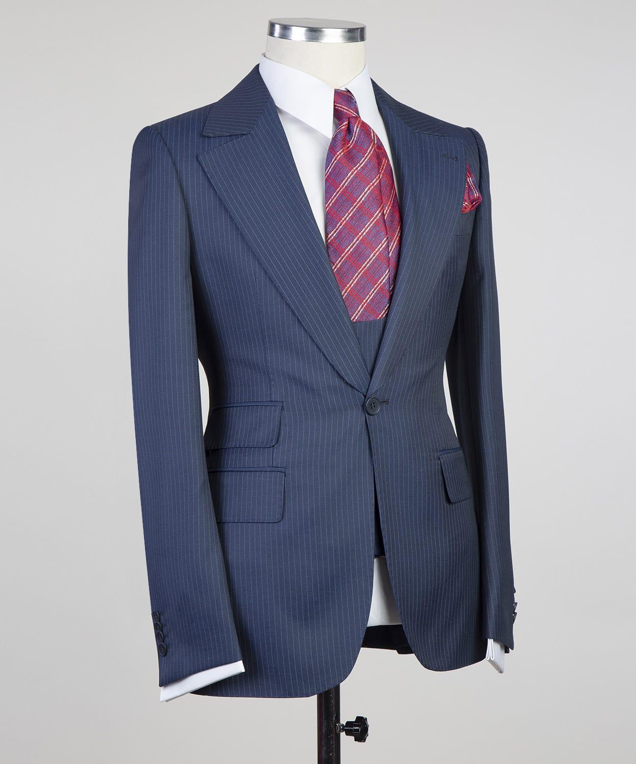 3 Piece Navy Blue Suit