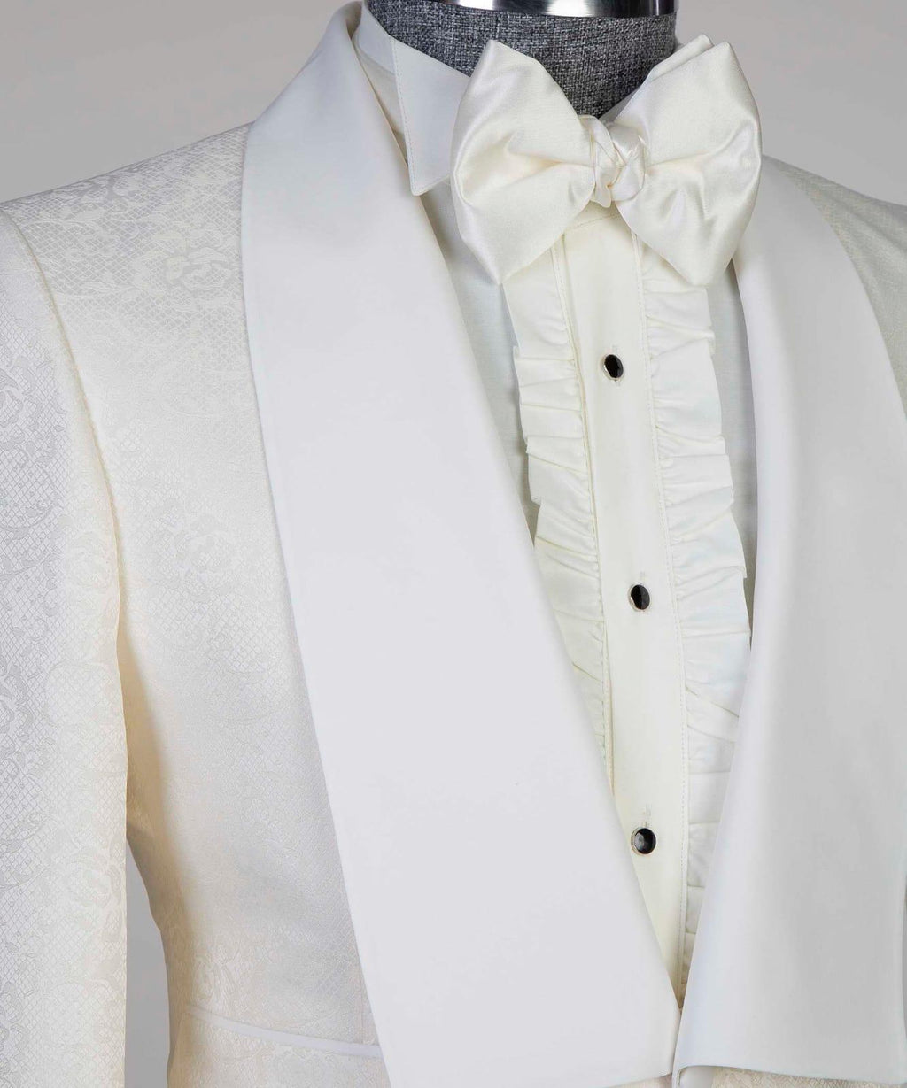 3 Piece Off White Tuxedo
