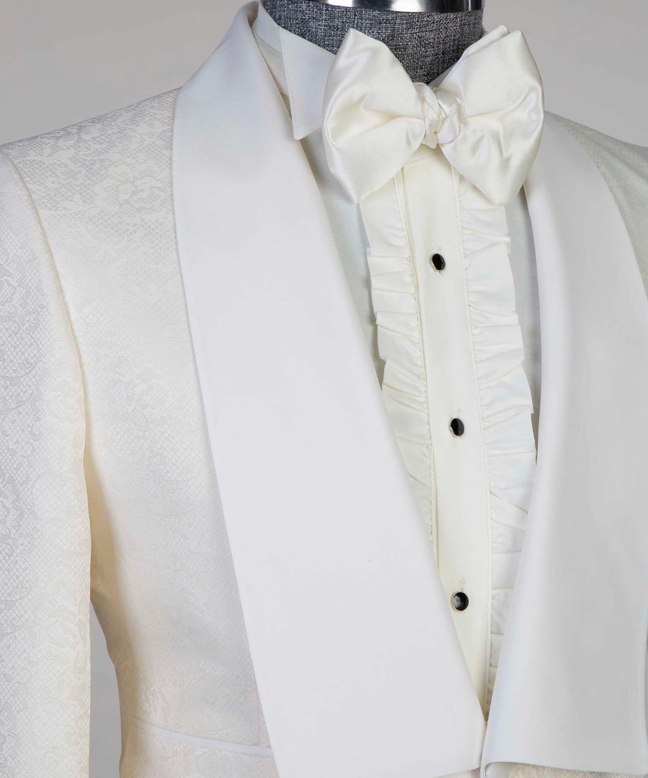 3 Piece Off White Tuxedo