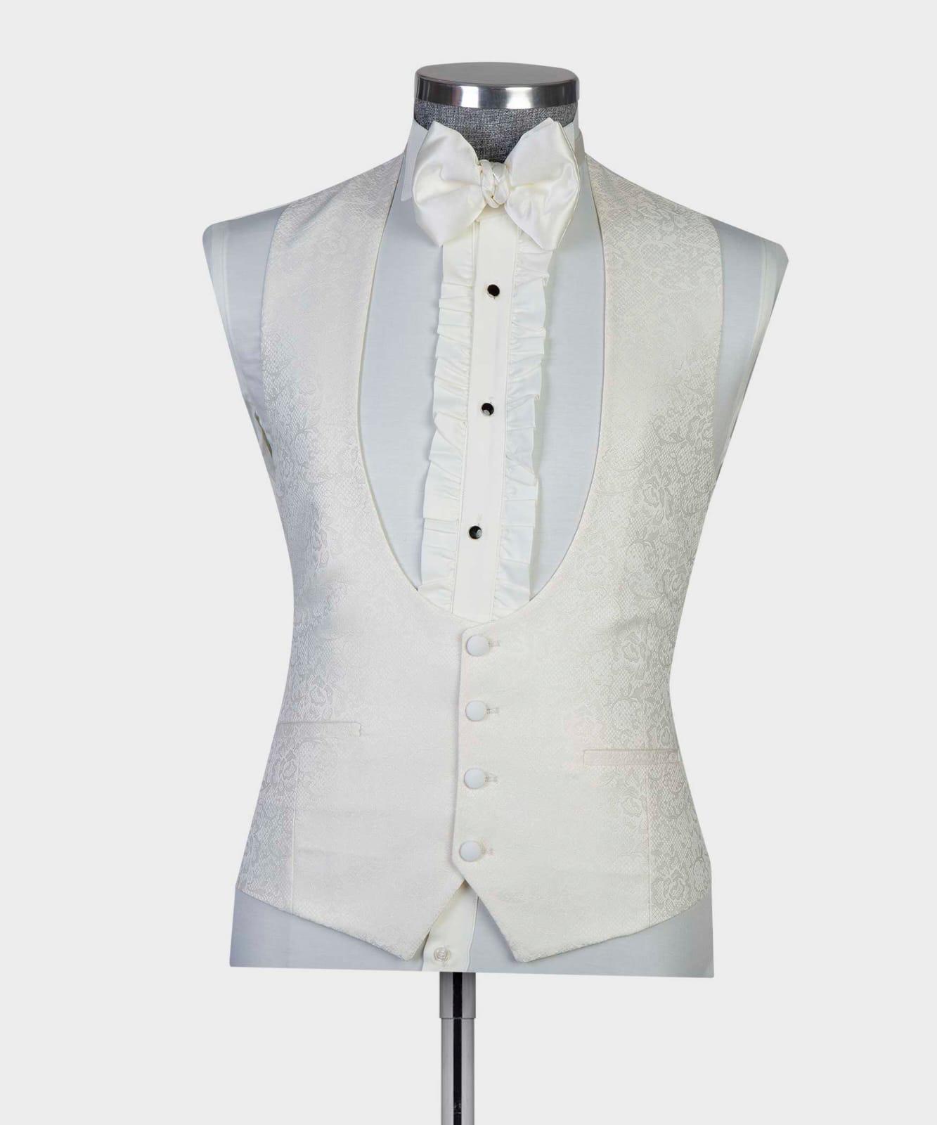 3 Piece Off White Tuxedo