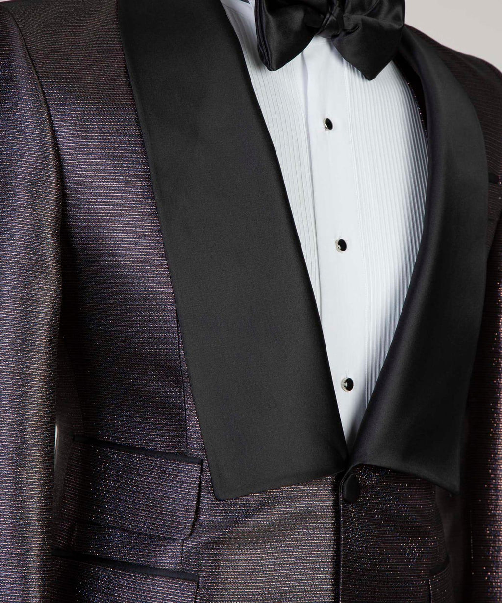 3 Piece Dark purple Tuxedo
