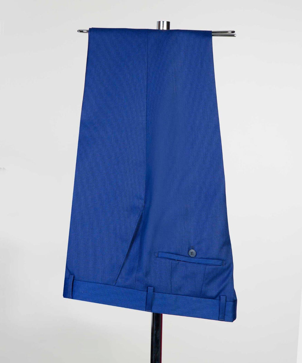 Royal Blue Double Breasted Tuxedo