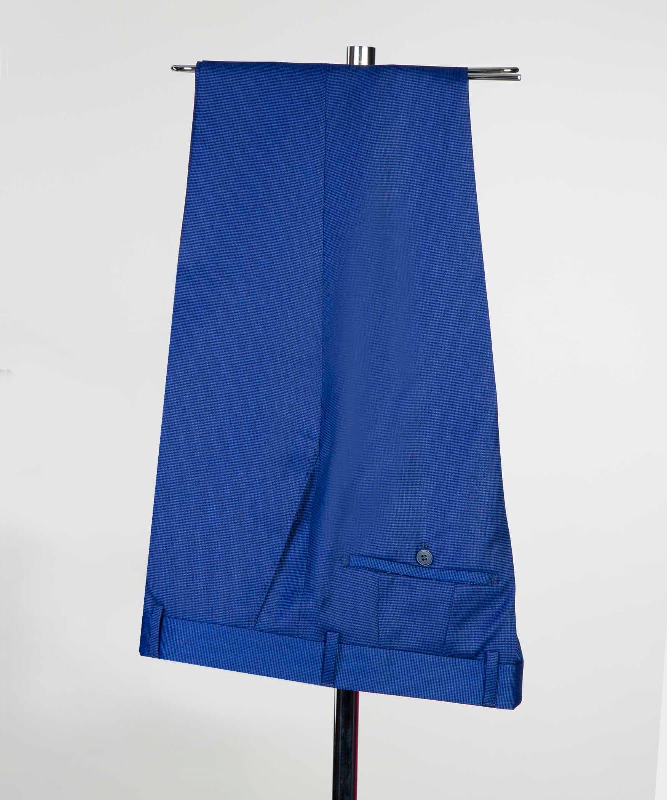 Royal Blue Double Breasted Tuxedo