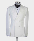 White Bouble Breasted Tuxedo