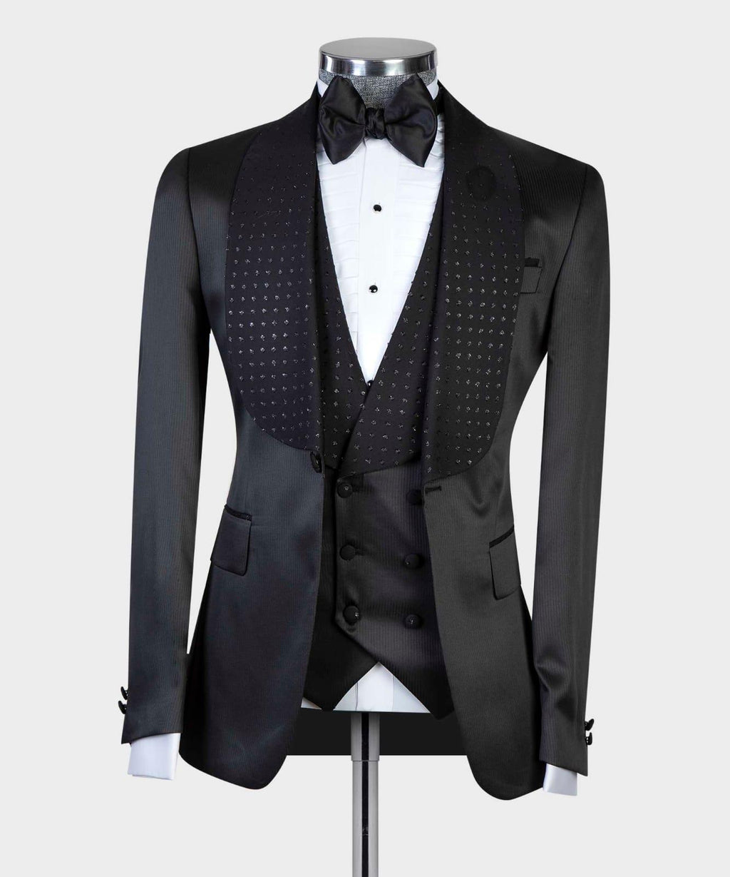3 Pieces Black Tuxedo