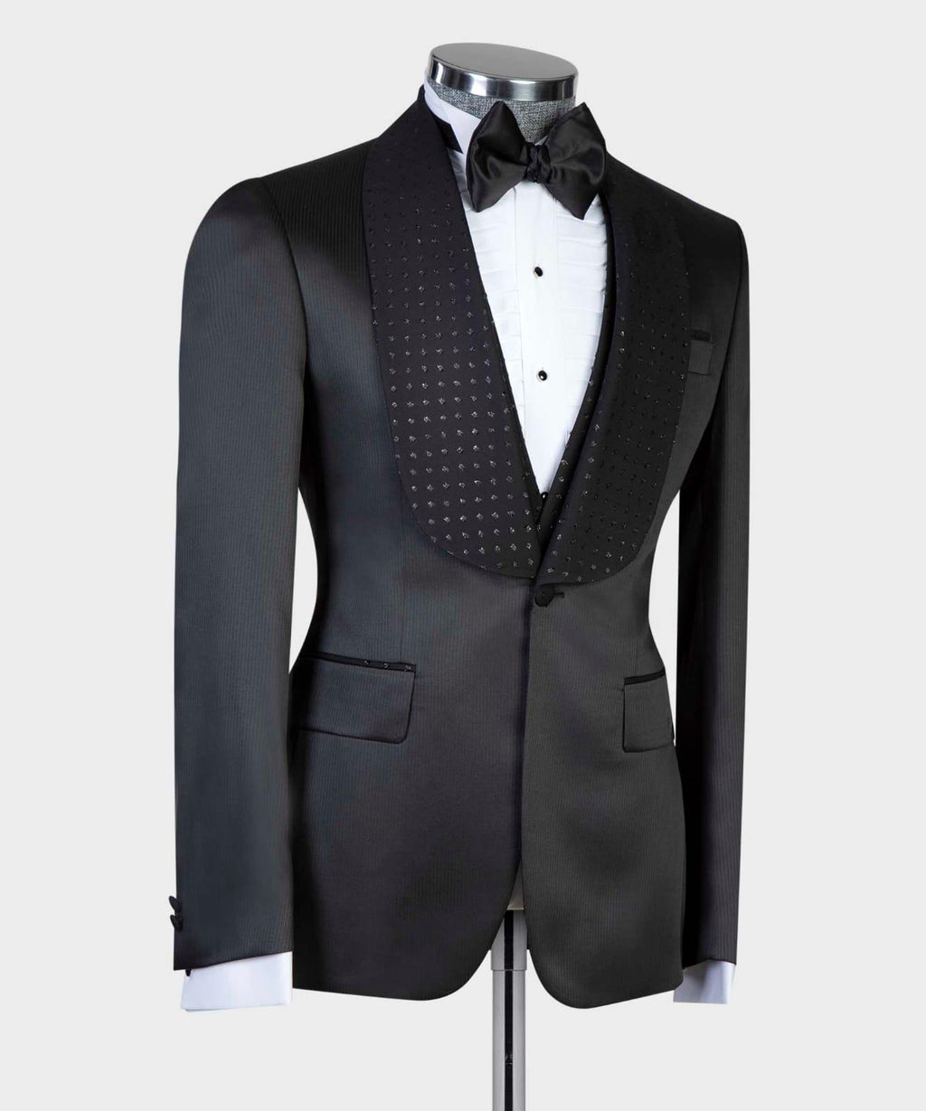 3 Pieces Black Tuxedo