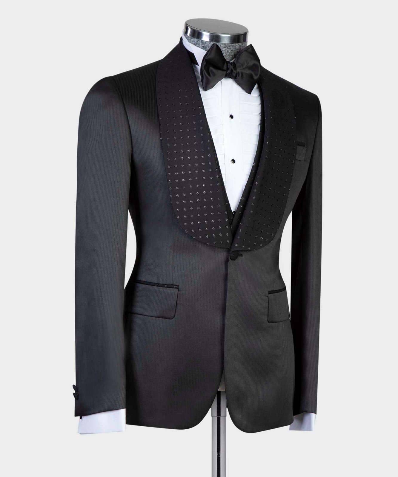 3 Pieces Black Tuxedo