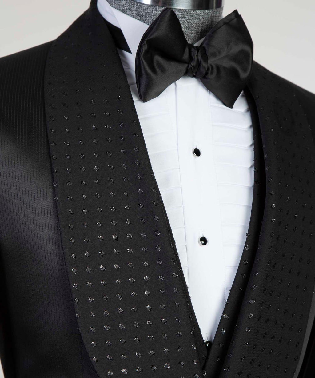 3 Pieces Black Tuxedo