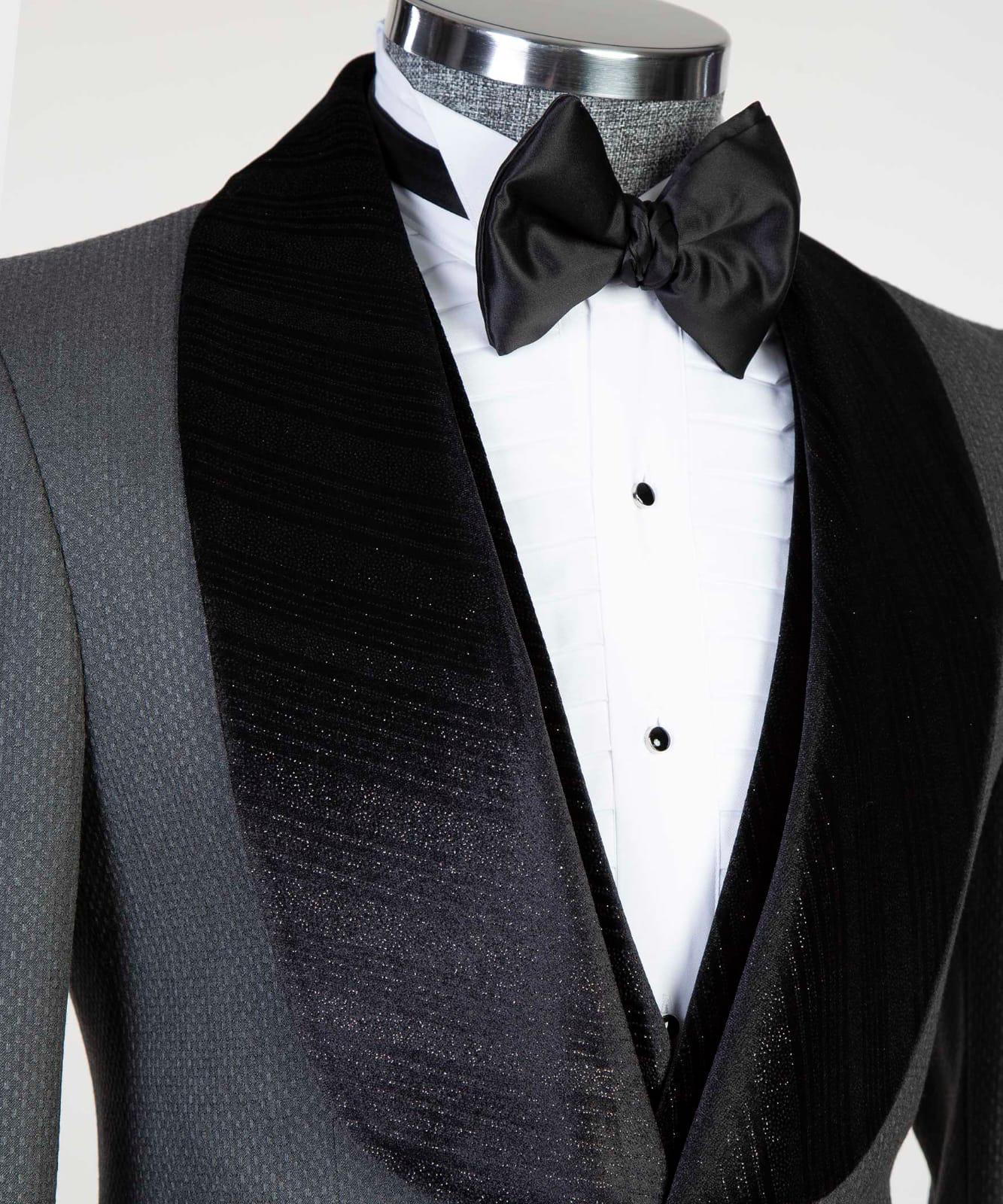 3 Piece Grey Tuxedo