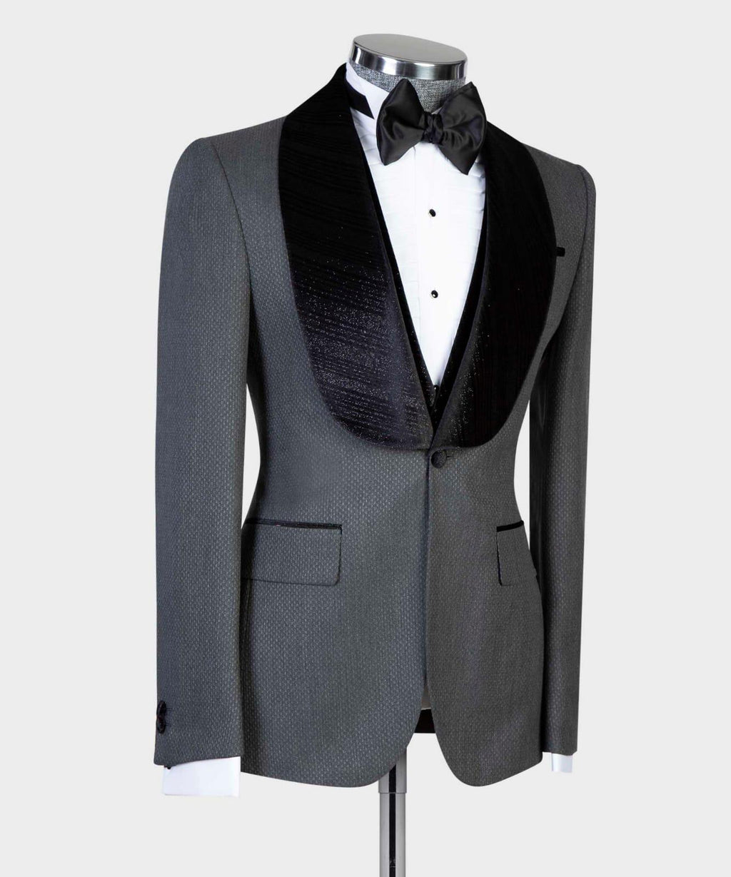 3 Piece Grey Tuxedo