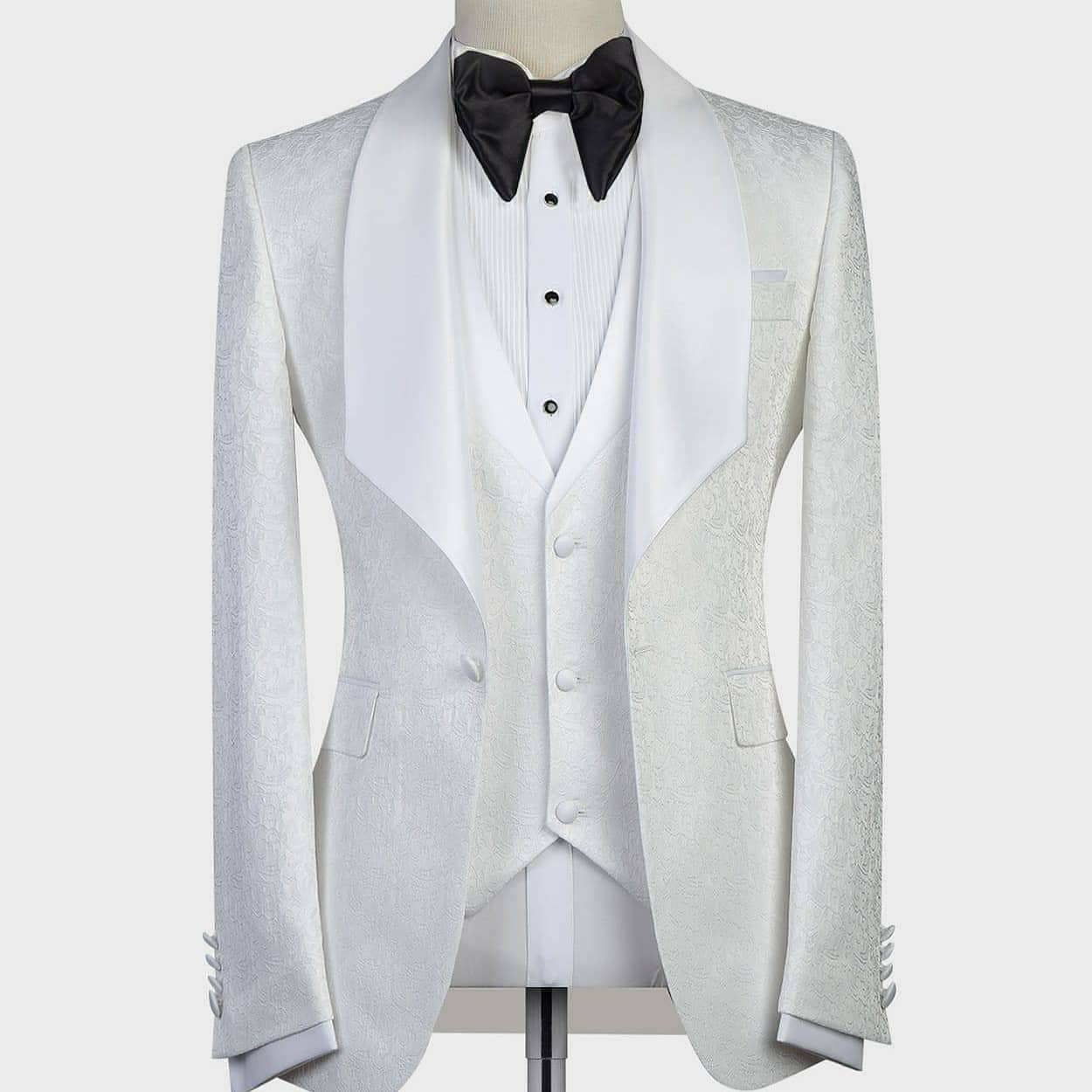 White 3-Piece Tuxedo