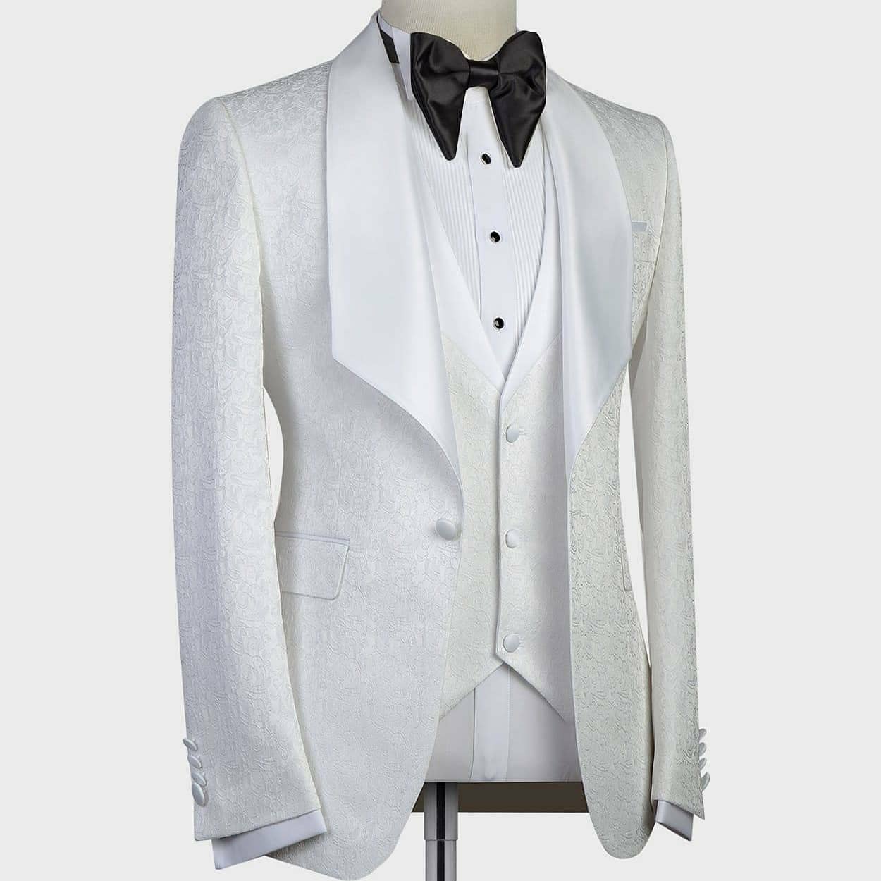 White 3-Piece Tuxedo