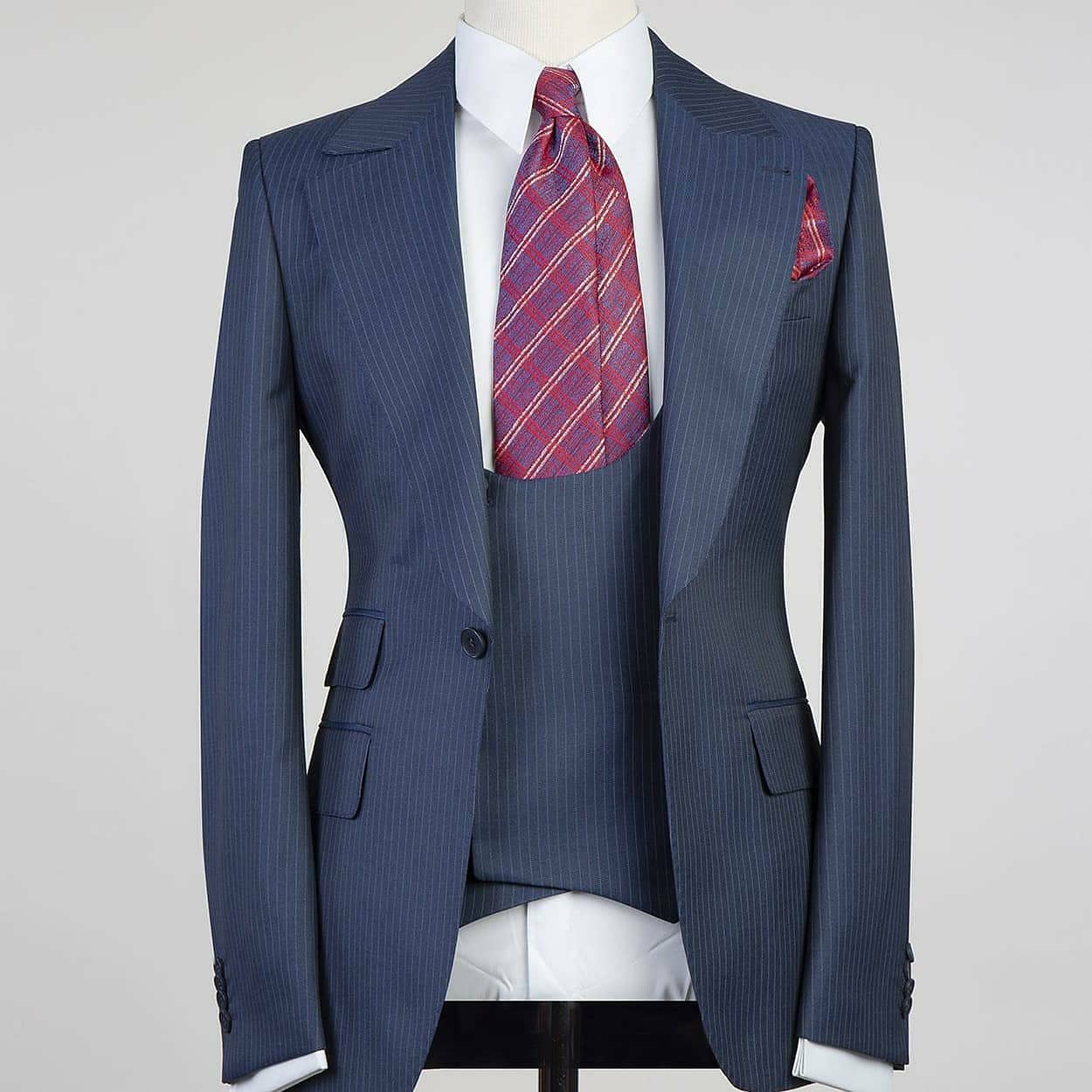 3 Piece Navy Blue Suit