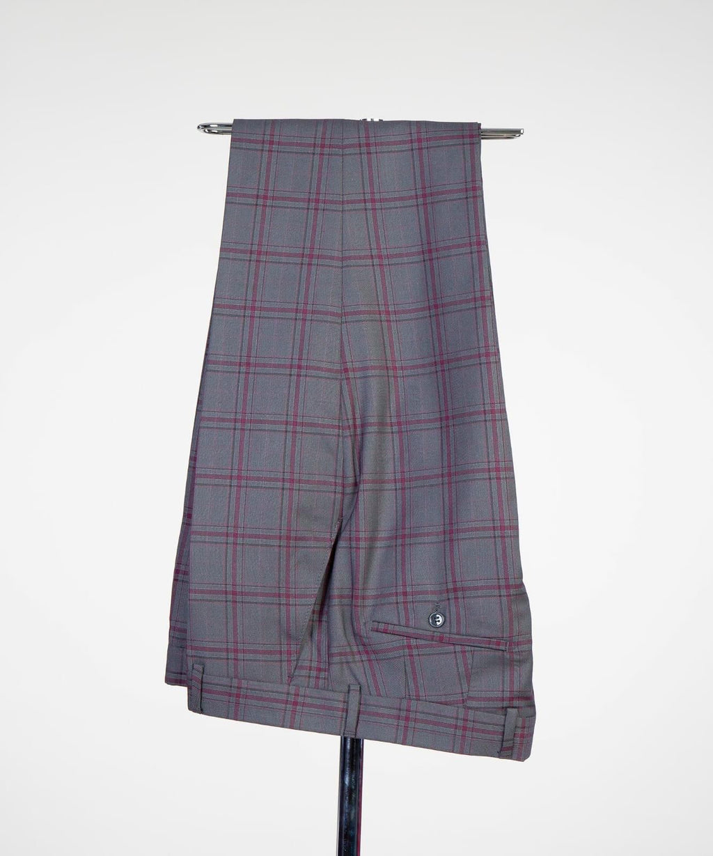 2 piece Super Double Breasted Check Suit