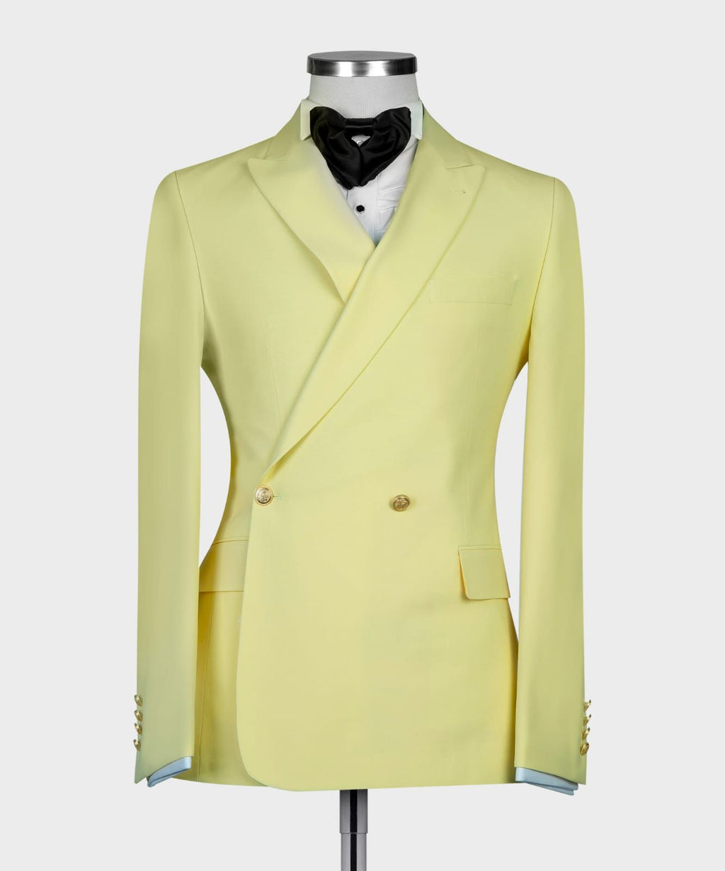 2 piece Super Double Breasted Check Suit