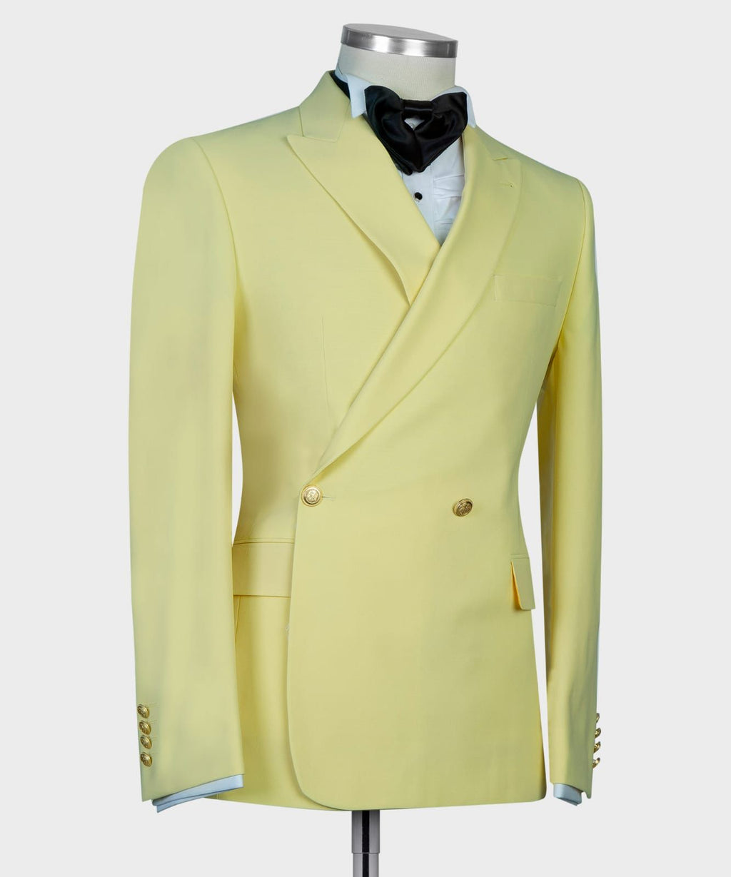 2 piece Super Double Breasted Check Suit