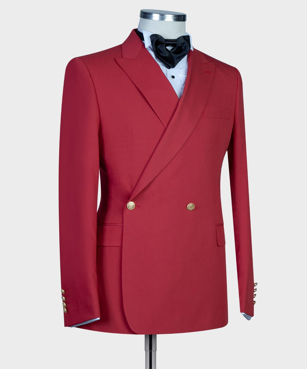 2 piece Super Double Breasted Check Suit