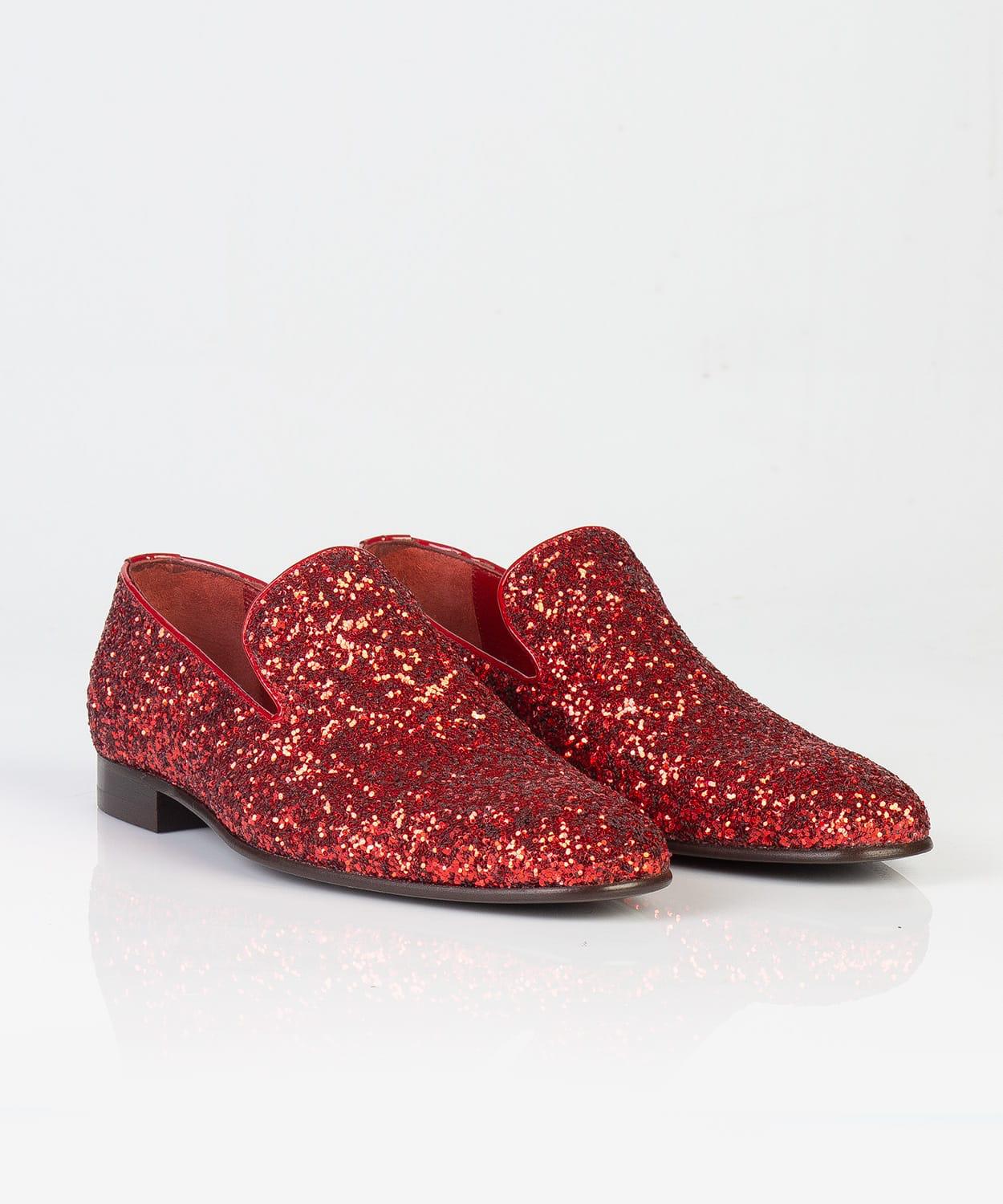 Glittering shoes
