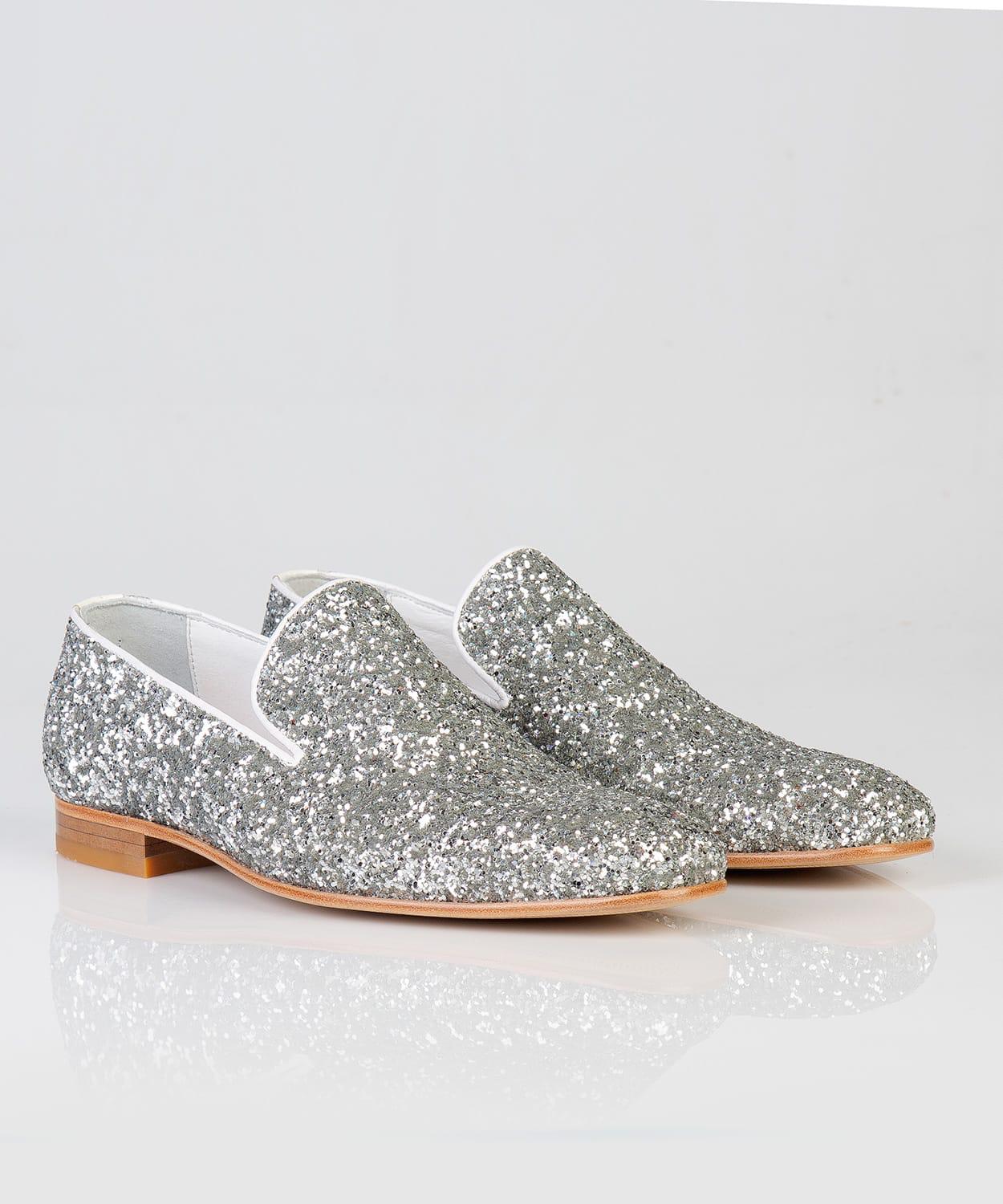 Glittering shoes