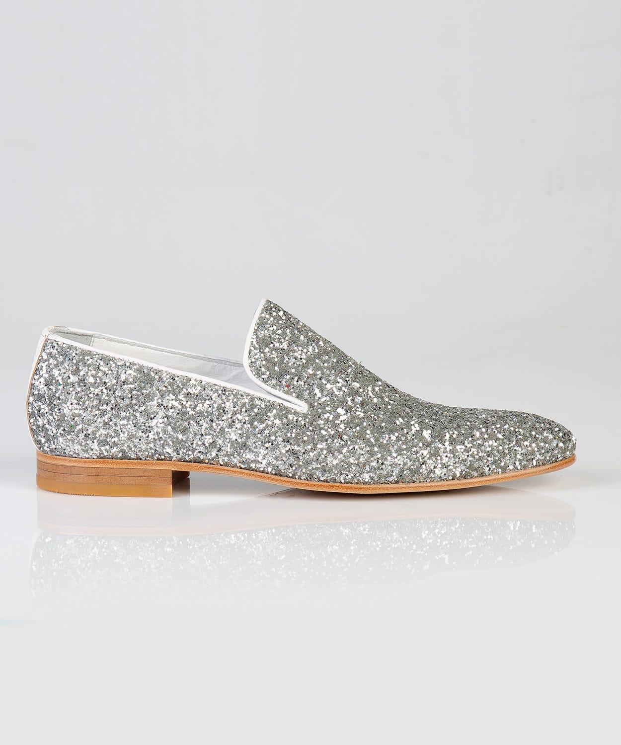 Glittering shoes