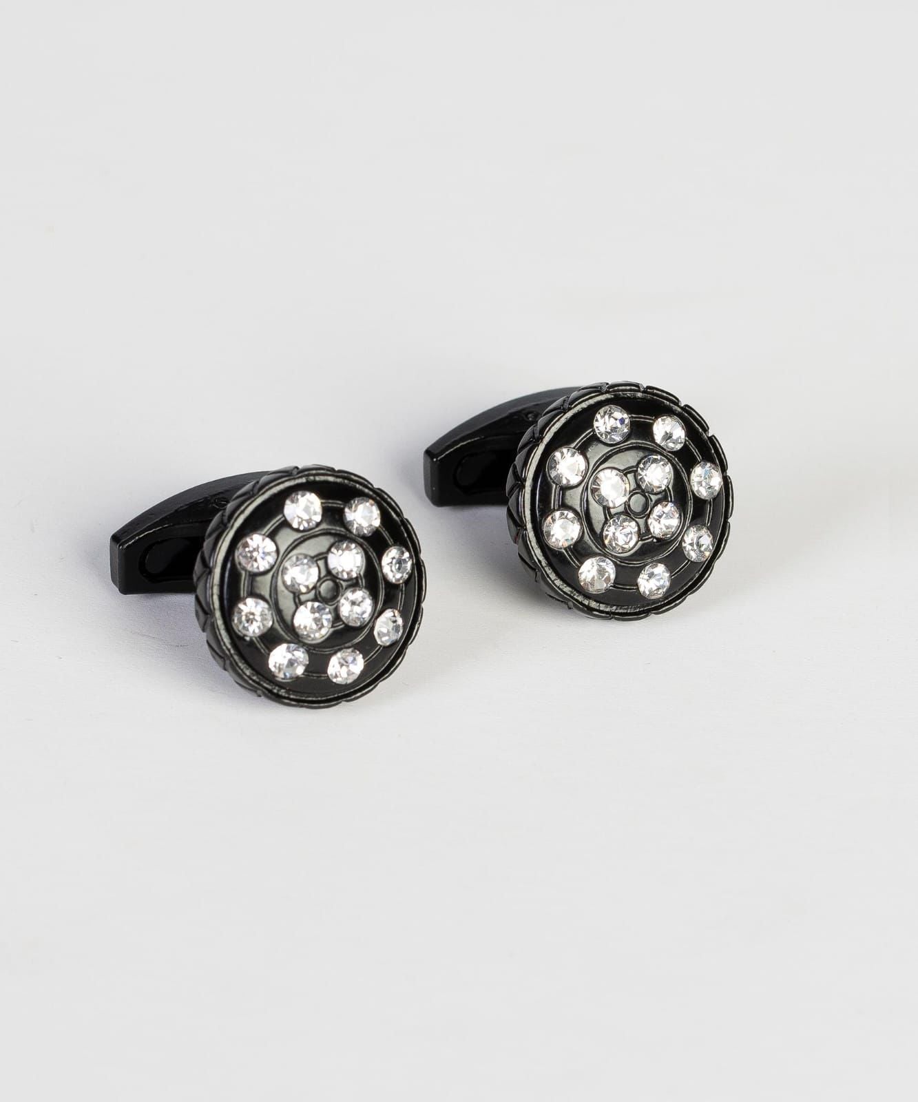 round shape cufflink accessories